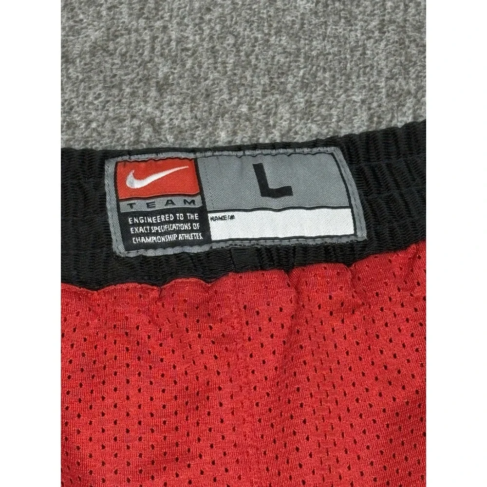 Vintage Nike Reversible Basketball Shorts Mens L NBA Portland Blazers Dazzle Y2K